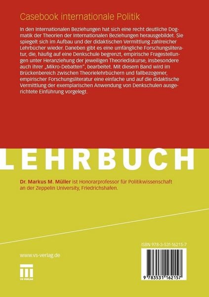 Produktbild: Casebook internationale Politik