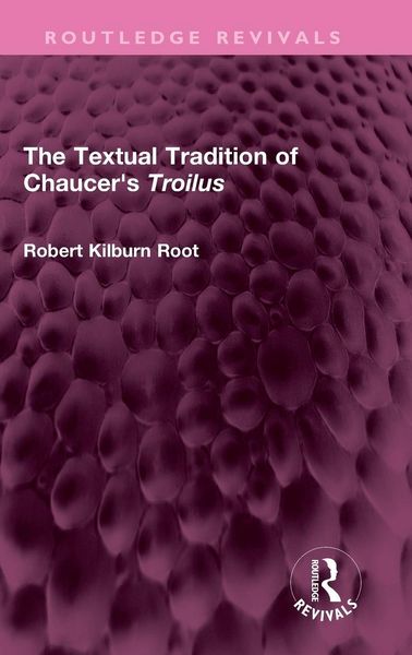 Produktbild: The Textual Tradition of Chaucer's Troilus