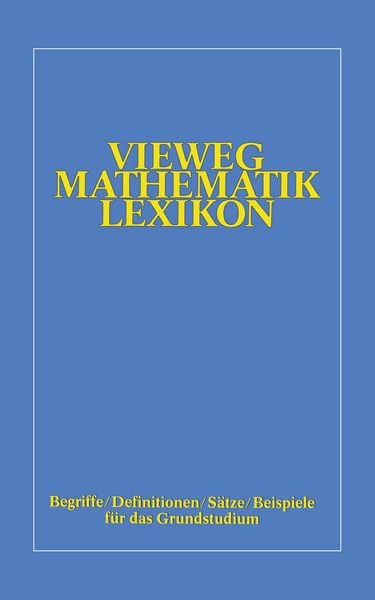 Produktbild: Vieweg-Mathematik-Lexikon