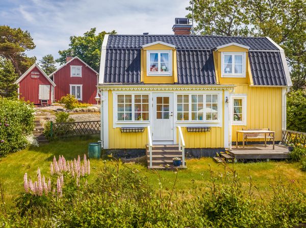 Produktbild: CALVENDO Puzzle Idyllisches Sommerhaus in Landsort auf der Sch&auml;ren-Insel &Ouml;ja 2000 Teile Lege-Gr&ouml;&szlig;e 90 x 67 cm Foto-Puzzle Bild von Christian M&uuml;ringer