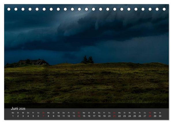 Produktbild: Sylt Morsumer Kliffabende Fotografien von Tobias Thiele (Tischkalender 2026 DIN A5 quer), CALVENDO Monatskalender