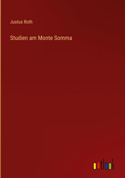 Produktbild: Studien am Monte Somma