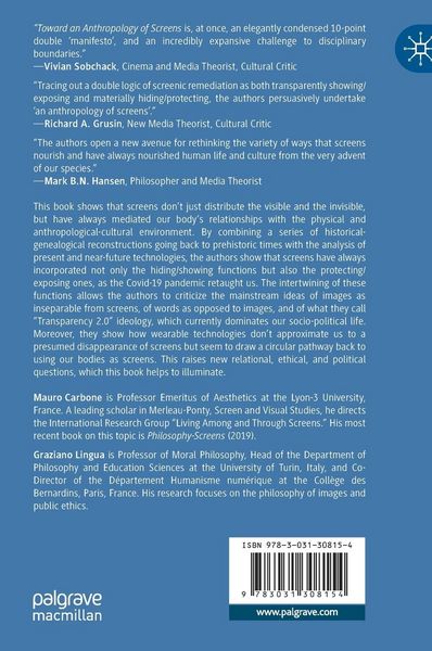 Produktbild: Toward an Anthropology of Screens