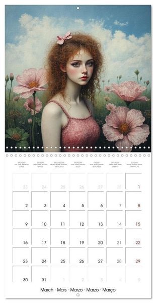 Produktbild: Sual&acute;M, S: Whispering Petals (Wall Calendar 2026 12 &times; 12 Inc
