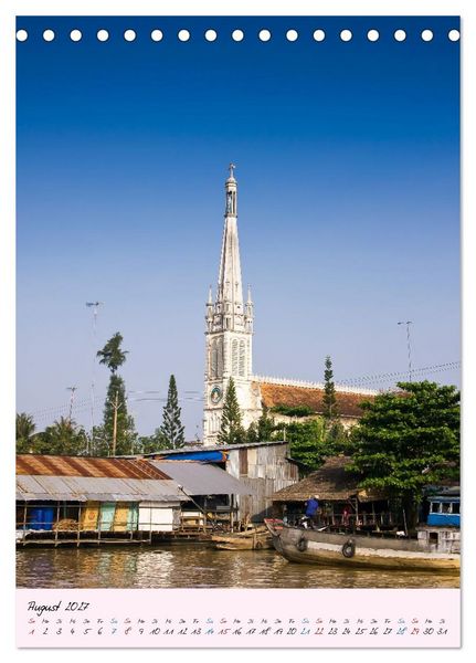 Produktbild: Vietnam - Natur,Tempel, Tropen, und urbaner Glanz (Tischkalender 2027 DIN A5 hoch), CALVENDO Monatskalender