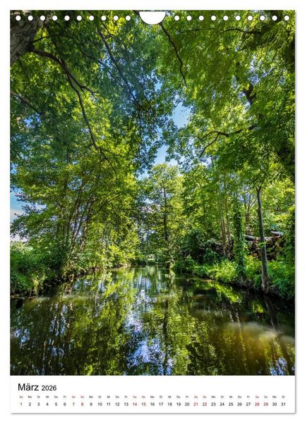 Produktbild: SPREEWALD Idylle und Historie (Wandkalender 2026 DIN A4 hoch), CALVENDO Monatskalender