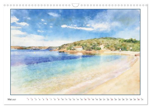 Produktbild: Beschauliches Menorca (Wandkalender 2027 DIN A3 quer), CALVENDO Monatskalender