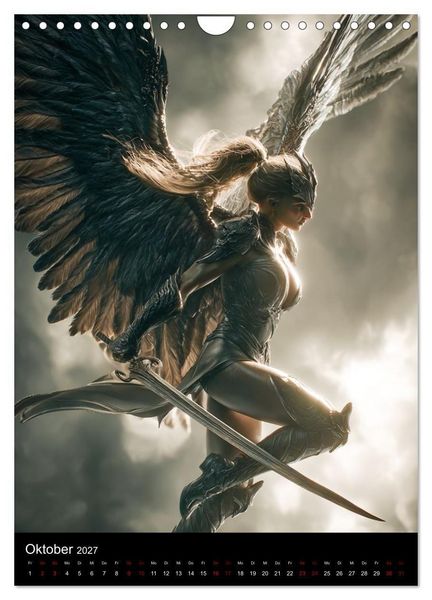 Produktbild: Gothic Angels (Wandkalender 2027 DIN A4 hoch), CALVENDO Monatskalender