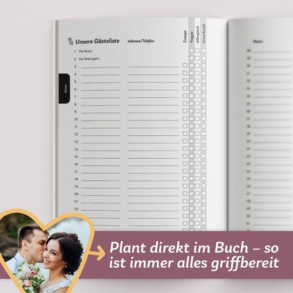 Produktbild: Der Hochzeitsplaner mit K&ouml;pfchen: So gelingt die stressfreie Traumhochzeit