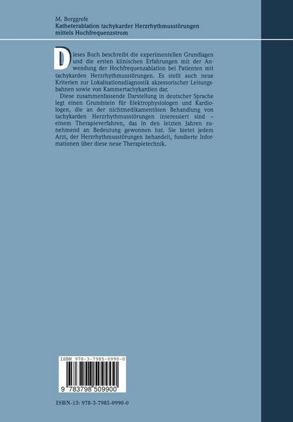 Produktbild: Katheterablation tachykarder Herzrhythmusst&ouml;rungen mittels Hochfrequenzstrom