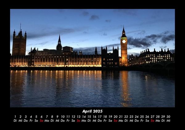 Produktbild: London 2025 Fotokalender DIN A3