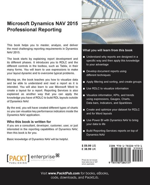 Produktbild: Microsoft Dynamics NAV 2015 Professional Reporting