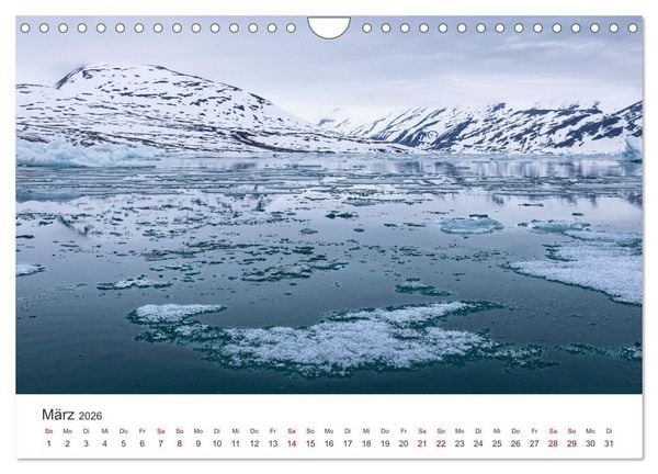 Produktbild: Naturparadies Svalbard (Wandkalender 2026 DIN A4 quer), CALVENDO Monatskalender