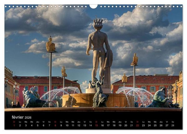 Produktbild: C&ocirc;te d'Azur entre Mer et Montagne (Calendrier mural 2026 DIN A3 vertical), CALVENDO calendrier mensuel