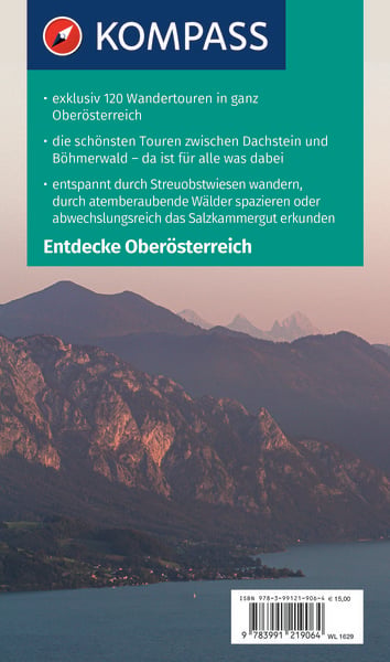 Produktbild: KOMPASS Wanderlust Ober&ouml;sterreich