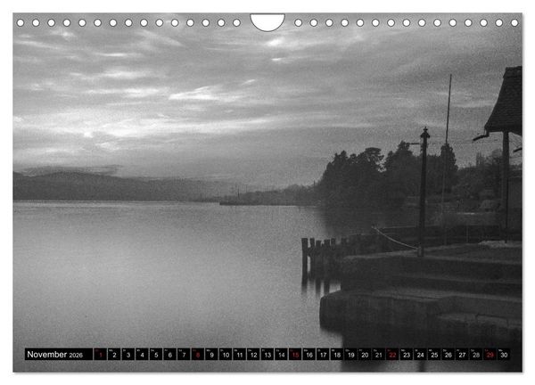 Produktbild: Stille Momente in Schwarz-Weiss (Wandkalender 2026 DIN A4 quer), CALVENDO Monatskalender