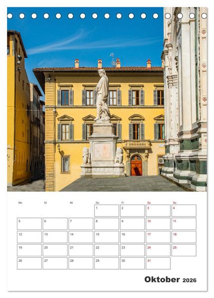 Produktbild: Florenz - Stadt mit besonderem Zauber (Tischkalender 2026 DIN A5 hoch), CALVENDO Monatskalender