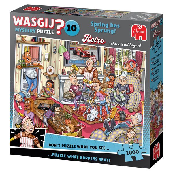 Produktbild: Wasgij Retro Mystery 10 - Endlich Fr&uuml;hling - Puzzle 1000 Teile