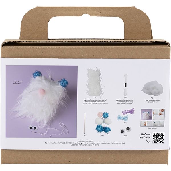 Produktbild: Creativ Company DIY Sets Filz & Fleece Mini Kreativ Set N&auml;hen, Sortierte Farben, Monster, Kreativ Box
