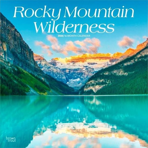 Produktbild: Rocky Mountain Wilderness 2026 12 X 24 Inch (Hanging) Monthly Square Wall Calendar Plastic-Free