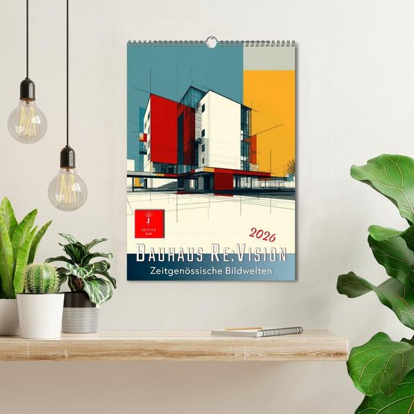 Produktbild: Bauhaus Re:Vision (Wandkalender 2026 DIN A3 hoch), CALVENDO Monatskalender