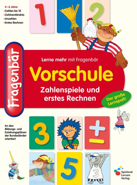 Fragenbär Vorschule, Geheftet von Vera Lohmann, Spielend Lernen Verlag, 978-3-940811-11-0