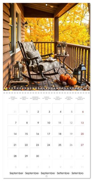 Produktbild: My quiet oasis - Inhale. Arrive. Find peace. (Wall Calendar 2026 12 &times; 12 Inch) CALVENDO 12 Month Wall Calendar