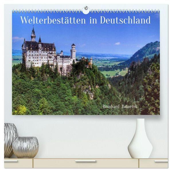 Produktbild: Welterbest&auml;tten in Deutschland (hochwertiger Premium Wandkalender 2026 DIN A2 quer), Kunstdruck in Hochglanz