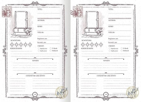 Produktbild: Reading Journal