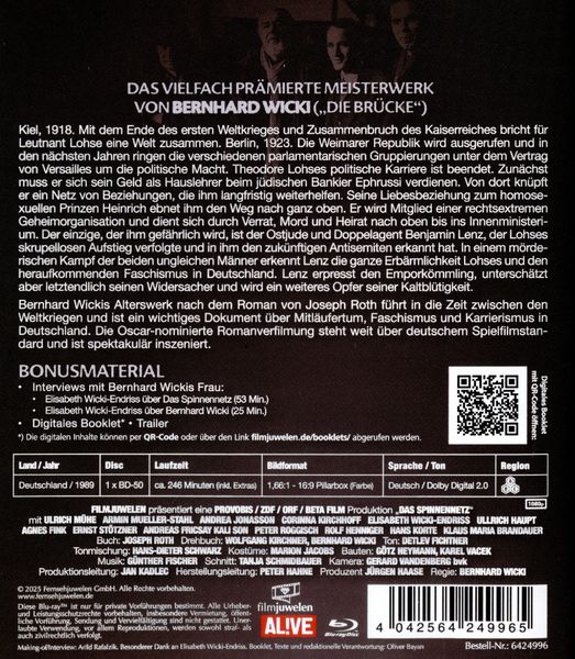 Produktbild: Das Spinnennetz (Neuauflage)