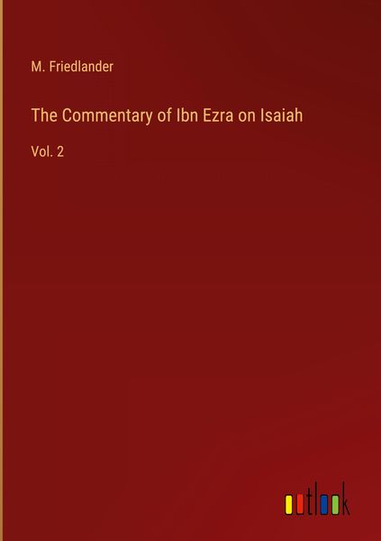 Produktbild: The Commentary of Ibn Ezra on Isaiah