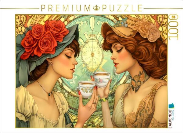 Produktbild: CALVENDO Puzzle Die Epoche des Jugendstils | 1000 Teile Lege-Gr&ouml;&szlig;e 64x48cm Foto-Puzzle f&uuml;r gl&uuml;ckliche Stunden