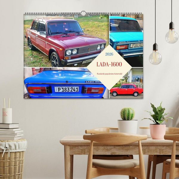 Produktbild: LADA-1600 - Russlands popul&auml;rstes Automobil (Wandkalender 2026 DIN A2 quer), CALVENDO Monatskalender