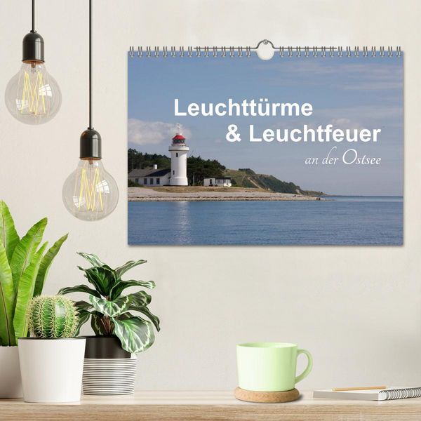Produktbild: Leuchtt&uuml;rme und Leuchtfeuer an der Ostsee (Wandkalender 2026 DIN A4 quer), CALVENDO Monatskalender