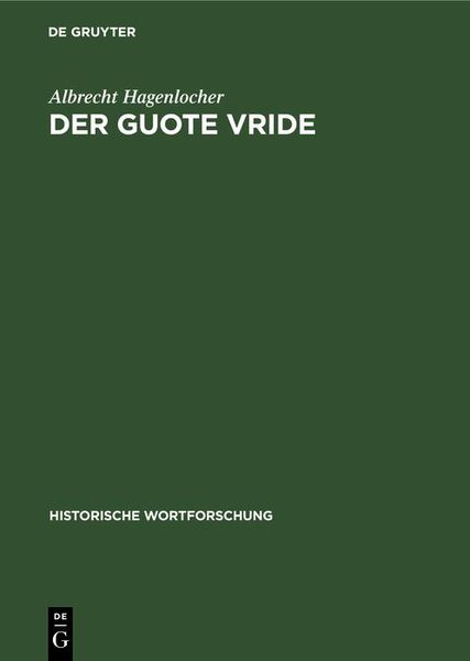 Produktbild: Der guote vride