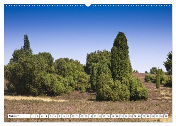 Produktbild: L&uuml;neburger Heide &ndash; Im Wandel der Jahreszeiten (hochwertiger Premium Wandkalender 2027 DIN A2 quer), Kunstdruck in Hochglanz