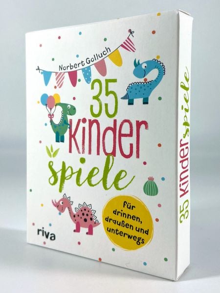 Produktbild: 35 Kinderspiele f&uuml;r drinnen, drau&szlig;en und unterwegs