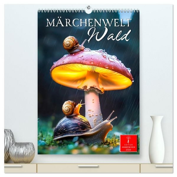 Produktbild: M&auml;rchenwelt Wald (hochwertiger Premium Wandkalender 2026 DIN A2 hoch), Kunstdruck in Hochglanz
