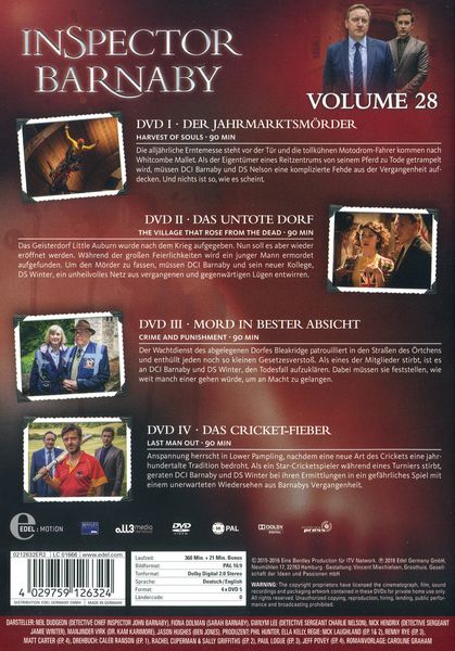 Produktbild: Inspector Barnaby Vol. 28 [4 DVDs]