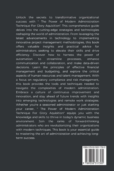 Produktbild: The Power of Modern Administration Technique For Glory Aquisition