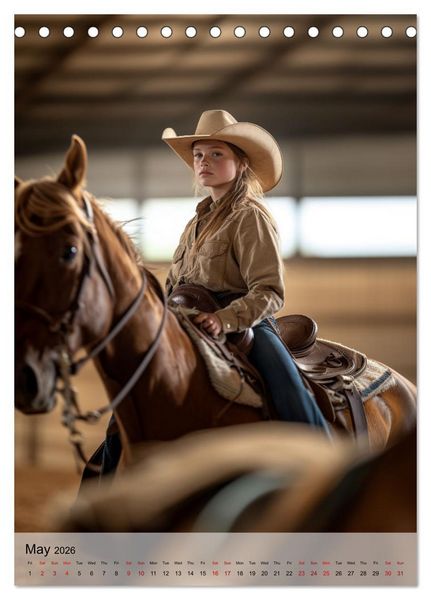 Produktbild: Saddle and Soul (Desk Calendar 2026 DIN A5 portrait), CALVENDO 12 Month DeskCalendar