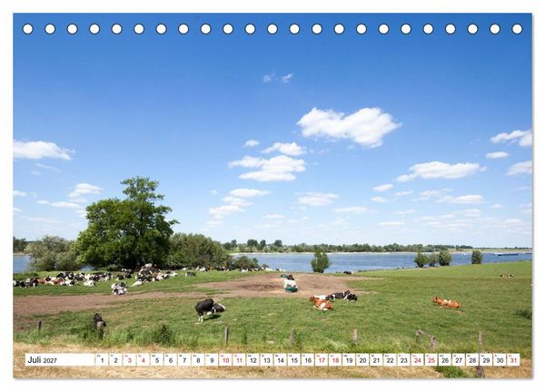 Produktbild: Radland Deutschland - Niederrhein (Tischkalender 2027 DIN A5 quer), CALVENDO Monatskalender