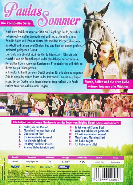 Produktbild: Paulas Sommer - Die komplette Serie [2 DVDs]