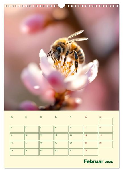 Produktbild: Bienenblick &ndash; Ein Jahr mit den Bienen (Wandkalender 2026 DIN A3 hoch), CALVENDO Monatskalender