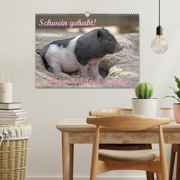 Produktbild: Schwein gehabt! (Wandkalender 2027 DIN A3 quer), CALVENDO Monatskalender