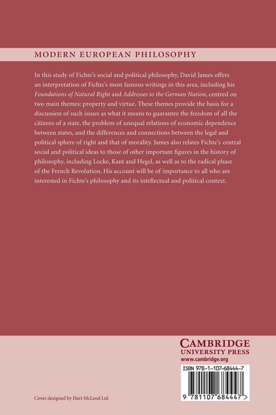 Produktbild: Fichte's Social and Political Philosophy