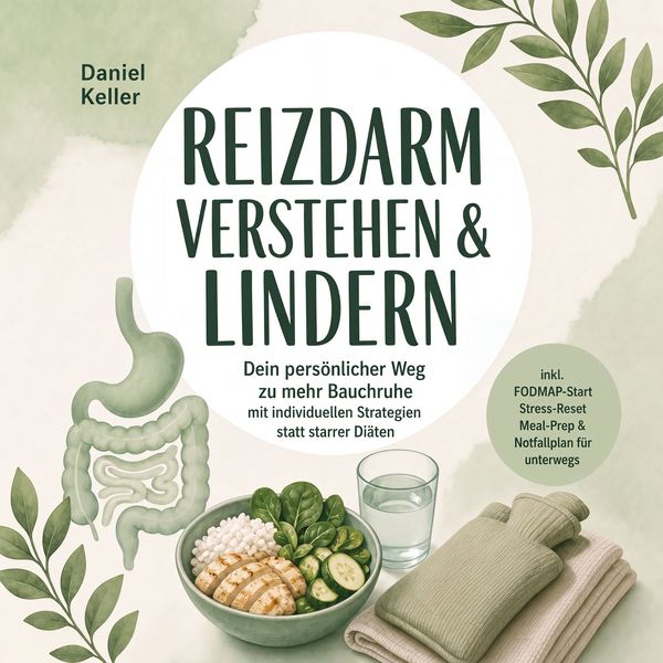 Produktbild: Reizdarm verstehen & lindern: Dein pers&ouml;nlicher Weg zu mehr Bauchruhe &ndash; mit individuellen Strategien statt starrer Di&auml;ten &ndash; inkl. FODMAP-Start, Stress-Reset, Meal-Prep & Notfallplan f&uuml;r unterwegs
