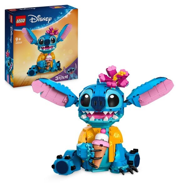 LEGO Disney 43249 Stitch, Geschenk für Mädchen und Jungen ab 10 Jahren