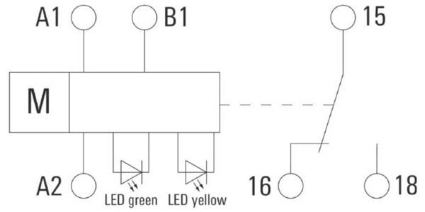 Produktbild: Weidm&uuml;ller 2496190000 ITS 24-240VUC 1CO M7C Zeitrelais f&uuml;r Frontaufbau 1 St.