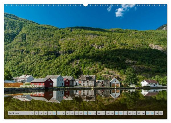 Produktbild: Sommer in Norwegen (hochwertiger Premium Wandkalender 2026 DIN A2 quer), Kunstdruck in Hochglanz